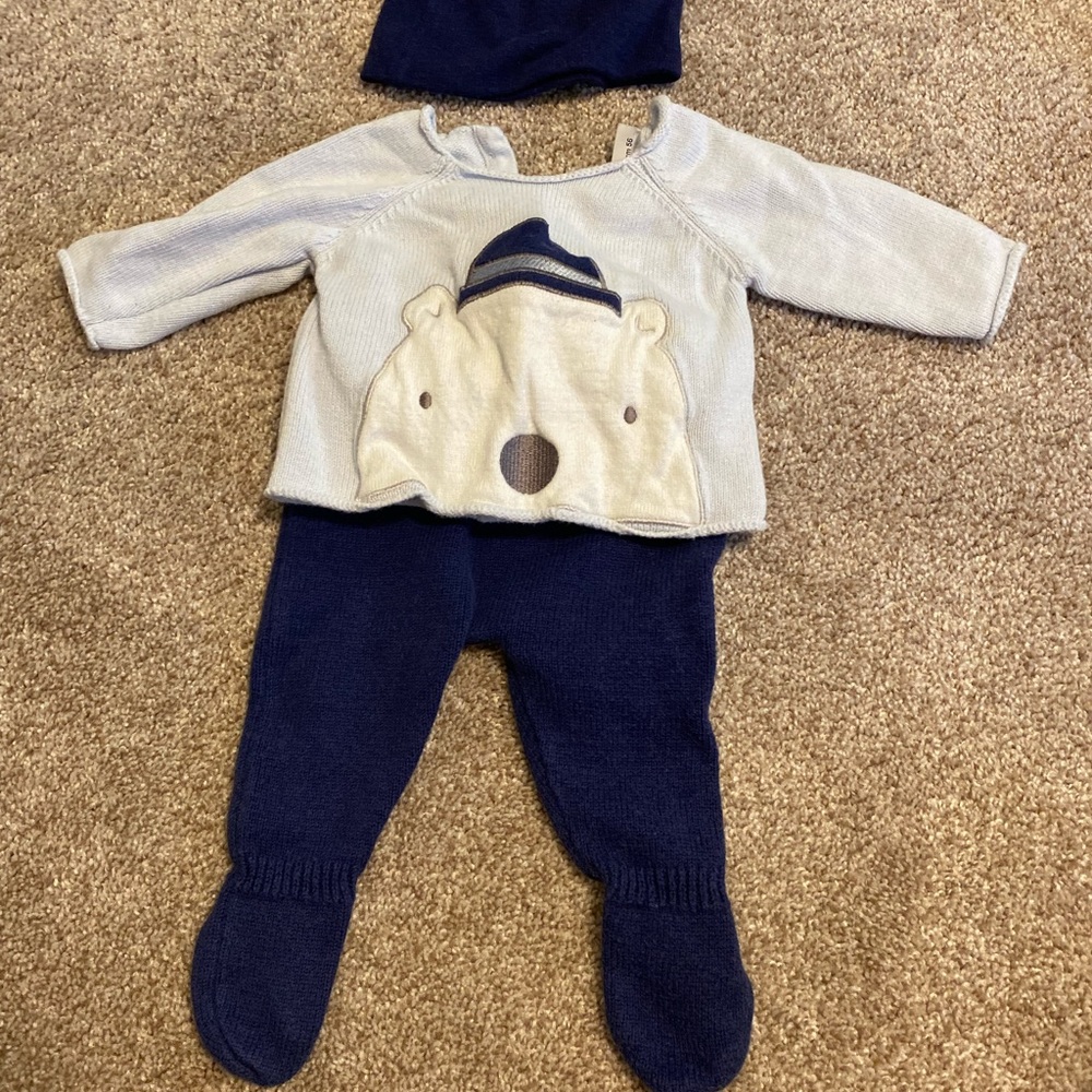 Adorable BluKids Knit Sweater Outfit